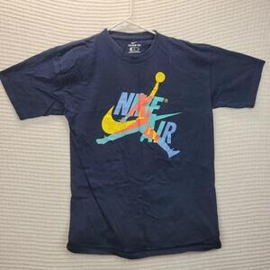 Nike Air Jordan The Nike Tee XXL Mens Multicolor Graphic Logo EUC Jumpman